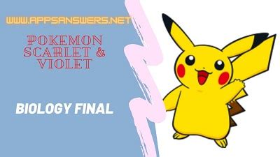 biology final pokemon violet|pokemon scarlet and violet quiz.